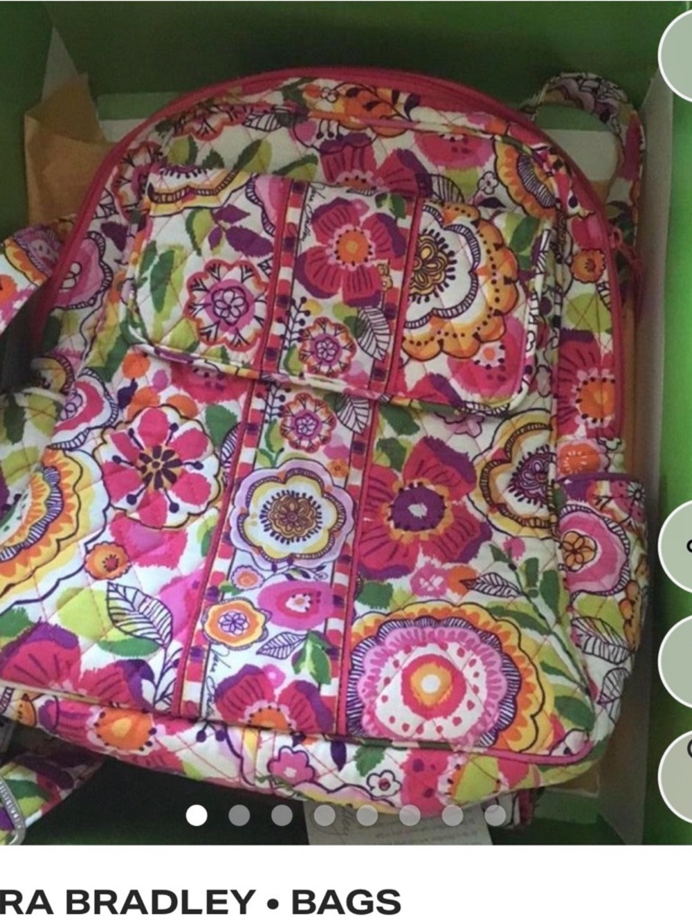 Never used Vera Bradley (Lilly belle) Quilted Floral Backpack